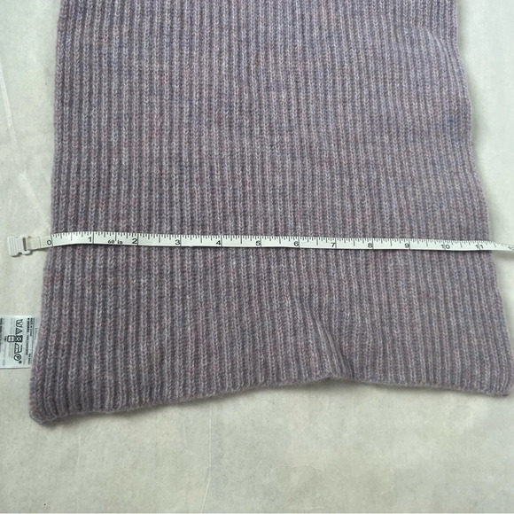 GAP Womens Winter Warm 100% Cashmere Scarf Ribbed NWT - Picture 5 of 8